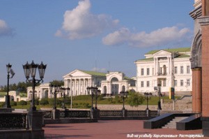 Вид на усадьбу Харитоновых- Расторгуевых