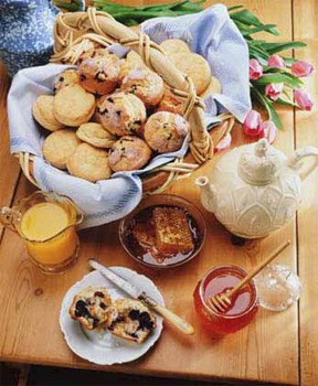 Маффины с черникой