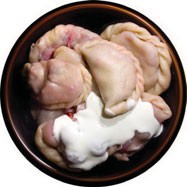 Вареники с черникой