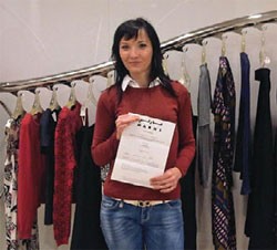 Дарья Бойко, победительница викторины