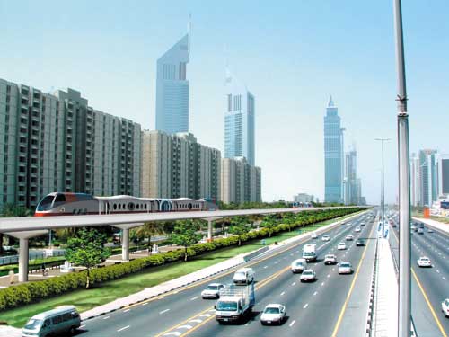 Dubai Rail - Shake Zayed road