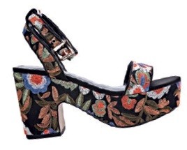 сандали с блочным каблуком из SHOE MART