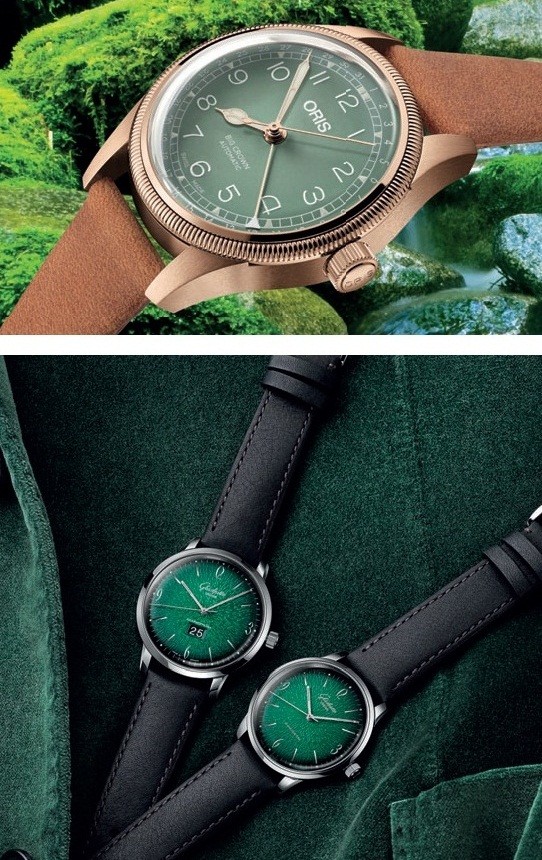 Oris Big Crown Pointer Date, bronze version и Glashuette Original Sixties and Sixties Panorama Date