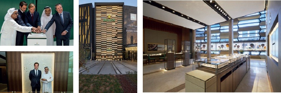 крупнейший в мире бутик Rolex в THE DUBAI MALL