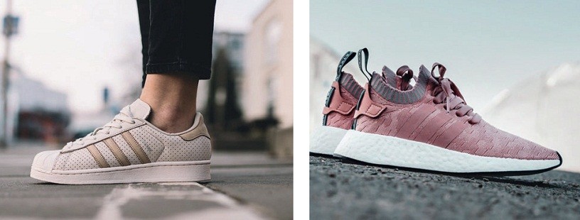 Кроссовки Adidas Superstar и Adidas NMD