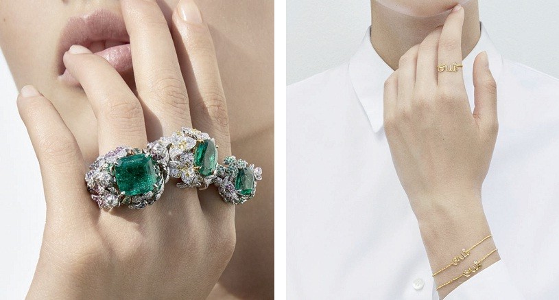 кольца и браслет DIOR кольца и браслет DIOR