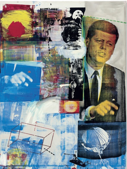 Картина «Буффало II», Роберт Раушенберг, 1964