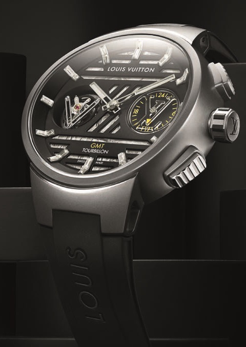 Часы Louis Vuitton Tambour Curve GMT Flying Tourbillon