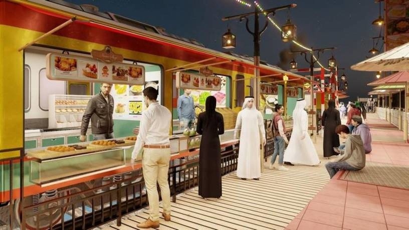 На Global Village в Дубае оборудуют поезд-ресторан