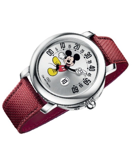 Gerald Genta Arena Retrograde with Smiling Disney Mickey Mouse