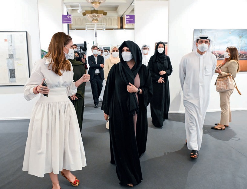 Her Highness Sheikha Latifa bint Mohammed bin Rashid Al Maktoum, Chairperson at Dubai Culture. Art Dubai 2022