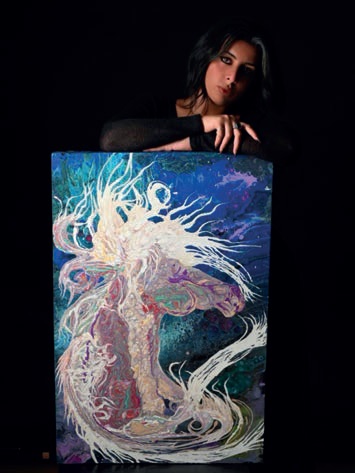 Dalal Ahmed portrait NFT. 50/50 collection