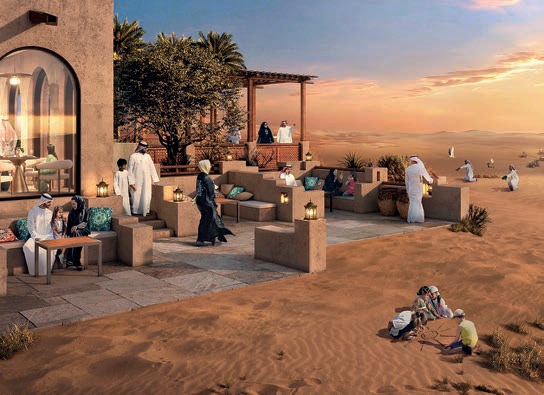 Отель Bab Al Nojoum – Bateen Liwa Resort 