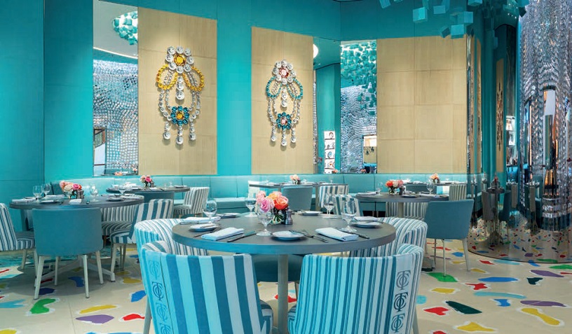 Tiffany & Co. открыла первое на Ближнем Востоке кафе Blue Box Café.