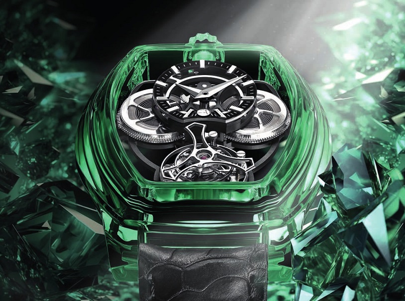 Часы ArtyA Curvy Purity Tourbillon NanoSaphir Emerald