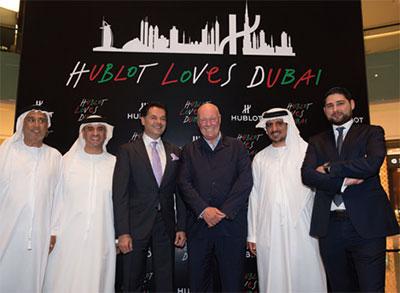 Открытие бутика Hublot в The Dubai Mall