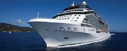 КРУИЗНЫЙ ЛАЙНЕР ‘’CELEBRITY SOLSTICE‘’  ВПЕРВЫЕ ЗАШЕЛ В ПОРТ ДУБАЯ