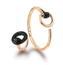 Gucci браслет и кольцо из розового золота