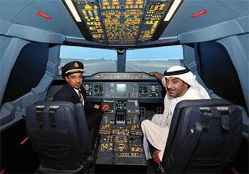 Суперлайнер А380 «приземлился» в The Dubai Mall 