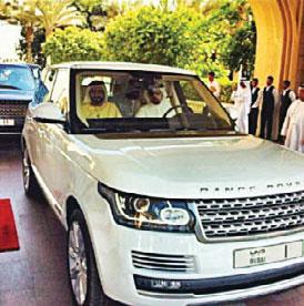 Правитель Дубая получил Range Rover с алюминиевым кузовом 